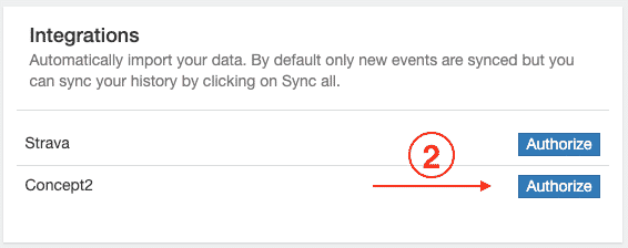 sync ergdata with concept2 logbook